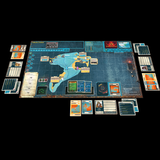 Pandemic Legacy Season 2 Black games laid out