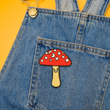 Toadstool Iron On Patch