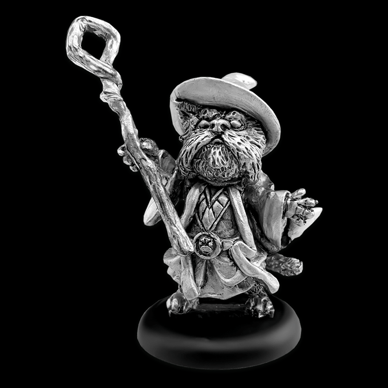 Gerald the Wizard – Cats Of Crumptown - Nightfolk. Cat miniature from Northumbrian Tin Solider 
