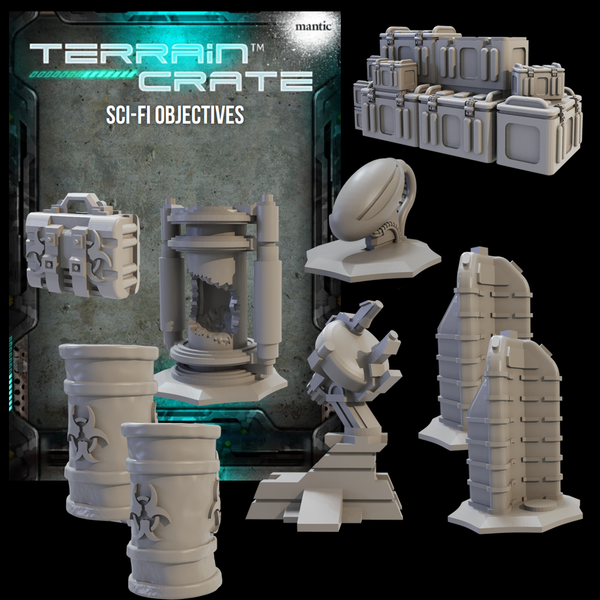 Sci-fi Objectives Terrain Crate - MGTC185 by Mantic games