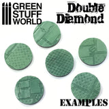 Double Diamond - Rolling Pin - 1164 Green Stuff World