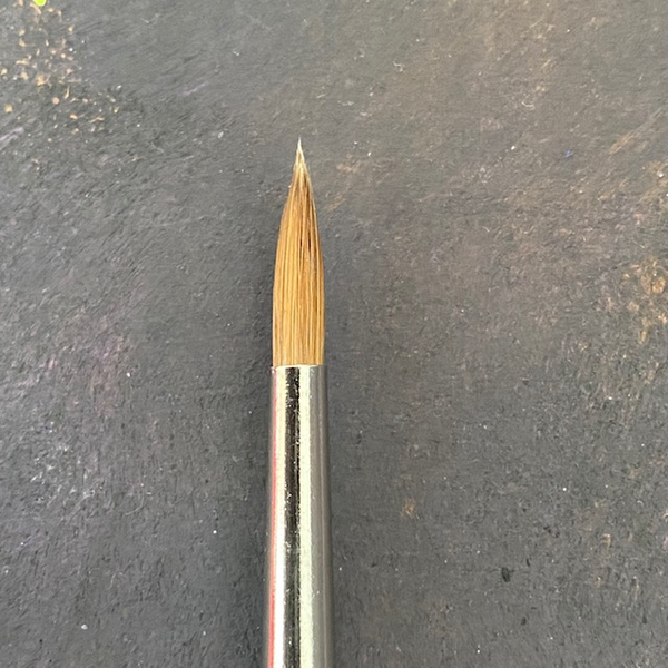 Series 98 Triangular Pure Sable - 6 - Rosemary & Co paint brush tip
