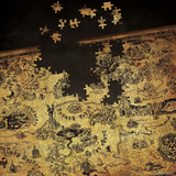 Zelda Hyrule Map1000 Piece Jigsaw Puzzle gives you the chance to assemble the Hyrule Map with an antique style layout and landmark details.