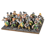 Halfling Battlegroup for Kings of War. Miniatures shown painted and assembled