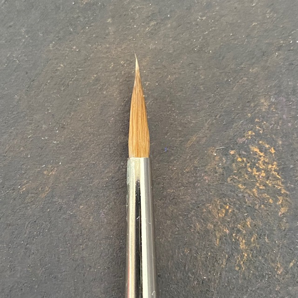 Series 98 Triangular Pure Sable - 4 - Rosemary & Co paint brush tip
