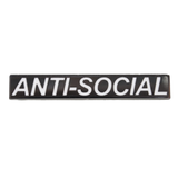 Anti-Social Enamel Pin Badge