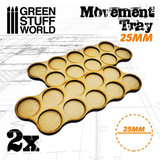 25mm Skirmish Movement Trays by Green Stuff World 
