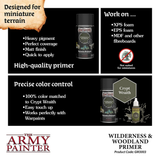 instructions for using Wilderness & Woodland GameMaster Terrain Primer  by Army Painter