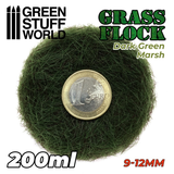 Dark Green Marsh 9-12mm Flock -200ml- GSW