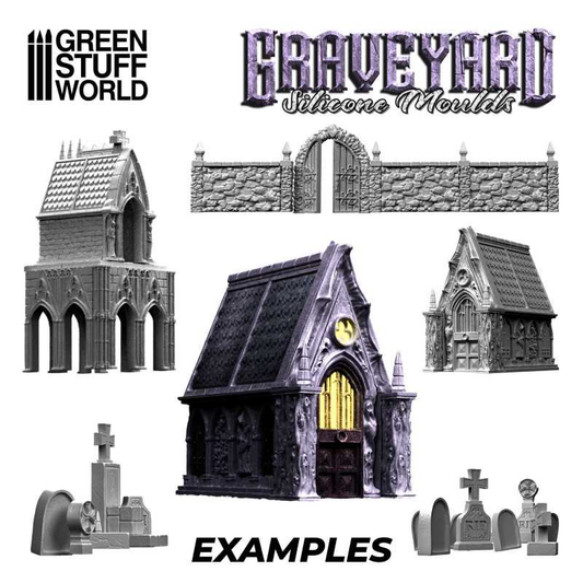 Graveyard Silicone Moulds - Gree...