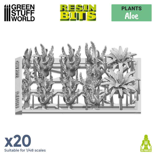 Green Stuff World resin Aloe in ...