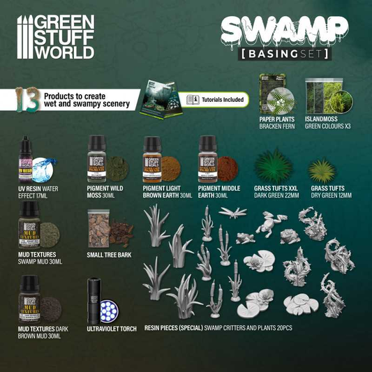 Swamp Basing Sets by Green Stuff...
