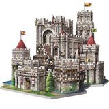 Camelot Castle Wrebbit 3D Puzzle lets you use the 865 foam backed puzzle pieces to create this amazing castle from the time of King Arthur making a great display piece.