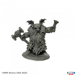 30080 Dark Dwarf Irontongue Priest Bones USA Plastic Mini