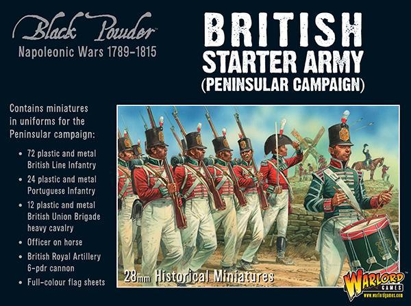 Napoleonic British Starter Army (Peninsular campaign) - Black Powder :www.mightylancergames.co.uk