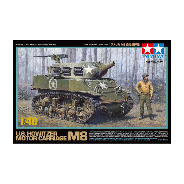 US M8 Howitzer Motor Carriage - 1/48 Scale Tank