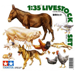 Livestock Set Scale Models - Tamiya 1/35