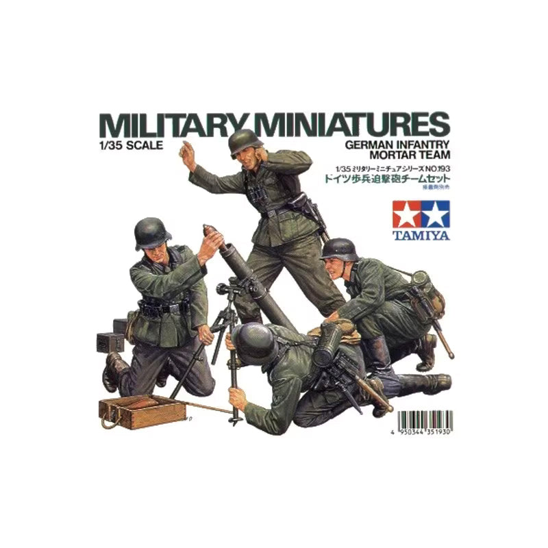 German Infantry Mortar Team - Tamiya 1/35 Scale Figures