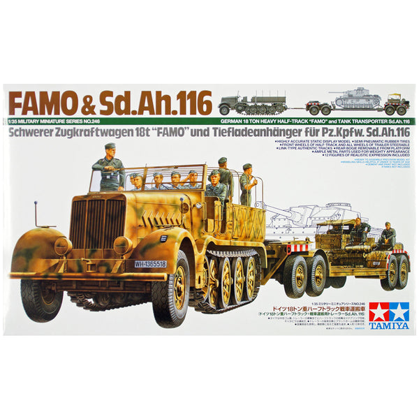 FAMO & Sd.Ah.116 Tank Transporter - Tamiya 1/35 Scale Tank