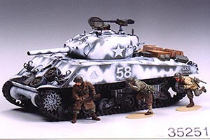 US M4A3 SHERMAN WITH 105MM HOWITZER - Tamiya 1/35