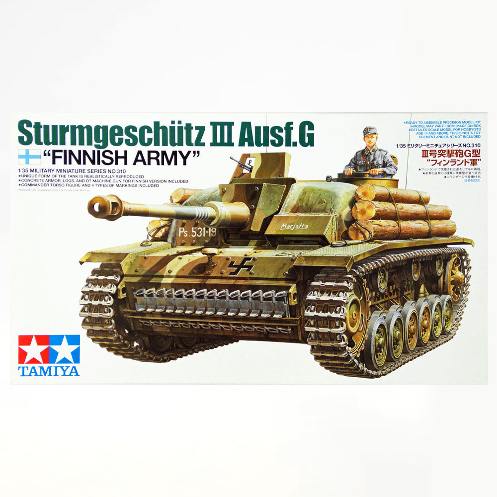 Finnish Army Sturmgeschütz III Ausf.G - Tamiya 1/35 Scale Tank