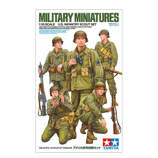 US Infantry Scout Figures - Tamiya 1/35 Scale Model