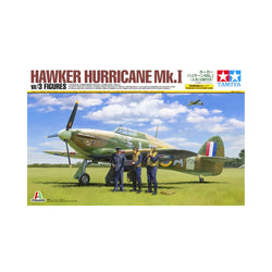Hawker Hurricane Mk.I & 3 Figures - Tamiya 1/48 Scale Plane