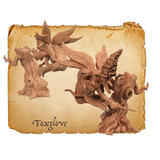 Moonstone Blood Magic Troupe miniature of a fairy in a tree