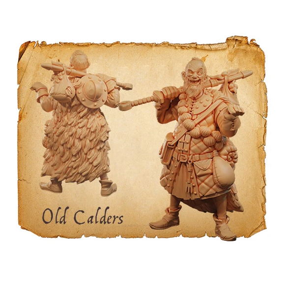 Moonstone Administration of Justice Troupe miniature of a smiling man