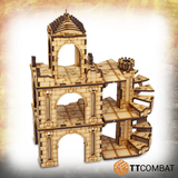  a wonderful roof on its top section and spiral staircases this MDF kit from TT Combat can be built in a variety of ways to suit your tabletop gaming needs