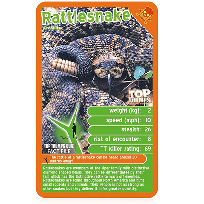 Deadliest Predators Top Trumps