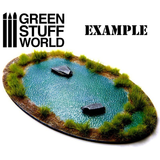 Calm Water Textured Sheet by Green Stuff World being used in an example of a lake