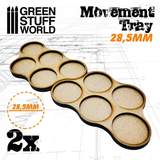 28.5mm Skirmish Movement Trays by Green Stuff World
