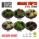 XXL Dry Green Grass Tufts