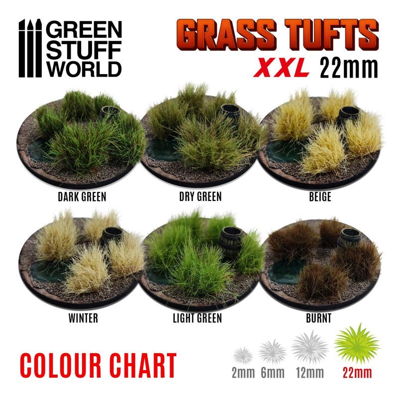 Green Stuff World XXL Burnt Grass Tuft
