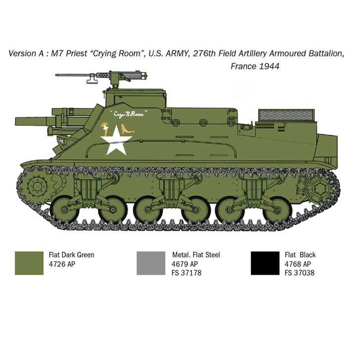 M7 Priest - 1:35 - Italeri - 6580