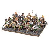 Halfling Battlegroup for Kings of War. Miniatures shown painted and assembled
