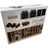 Tenfold Dungeon - The Town modular tabletop terrainback of box