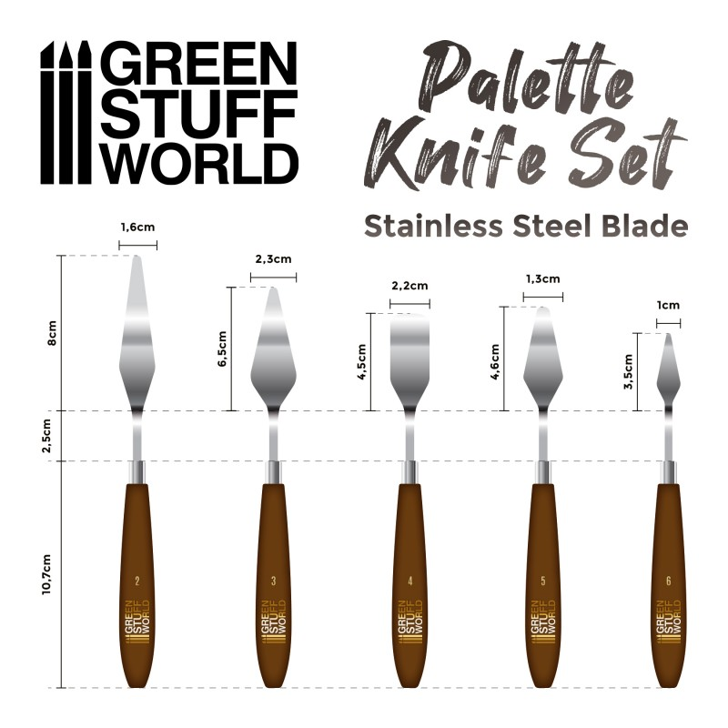 Palette Knife Set -GSW