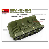 BM-8-24 A scale model kit of a Miniart Self Propelled Rocket Launcher Interior Kit - picture showing the interior