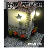 10x Classic WALL Lamps with LED Lights -9269- Green Stuff World