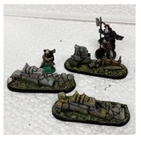 A pack of three ruined walls by Legend Games