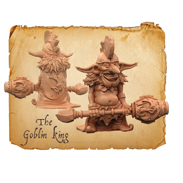 Moonstone Rule The Roost Goblin Troupe miniature of a goblin