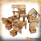 Barbarian Encampment Savage Domain by TT combat an MDF scenery piece