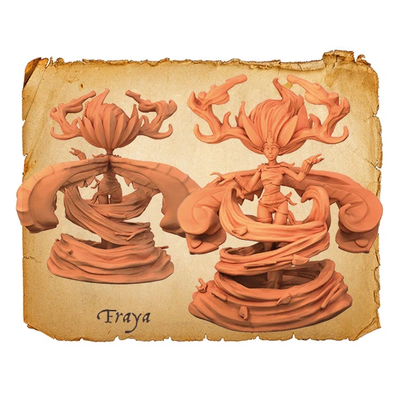 Moonstone The Enclave Troupe miniature of a fairy in whirling magic 