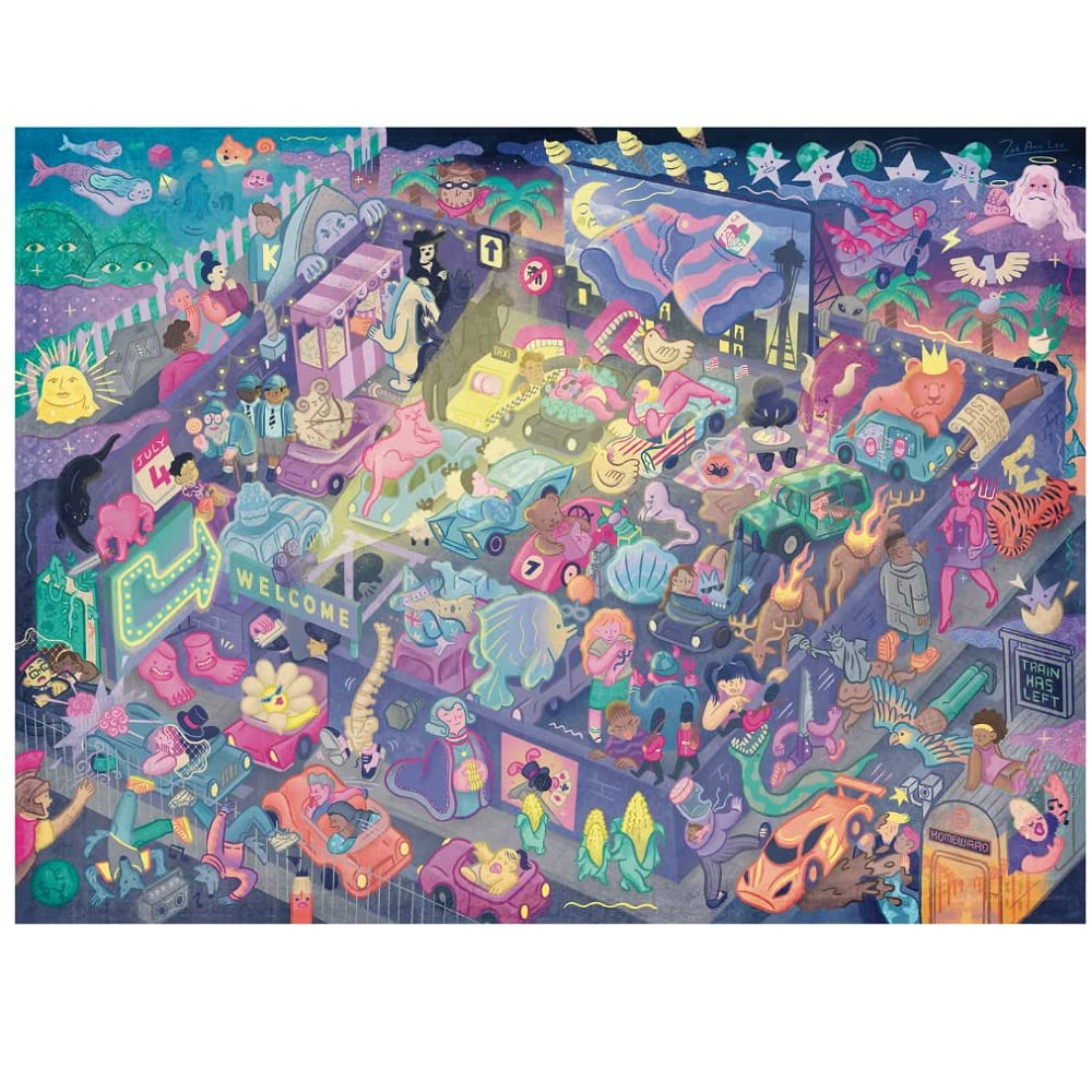 Night Of The Movies 1000 Piece Jigsaw Puzzle