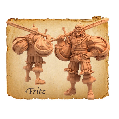 Moonstone Tumbledown Street miniature of a fancy fighter 