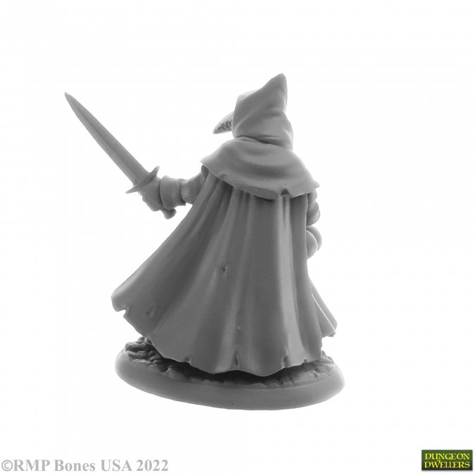 reaper miniatures 07024 Brother Lazarus, Plague Doctor Bones USA Dungeon Dwellers Plastic