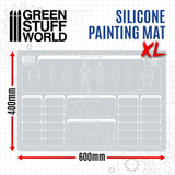 An extra large silicone painting mat by Green Stuff World