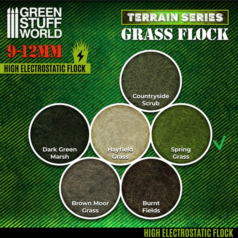 Spring Grass 9-12mm Flock -200ml- GSW